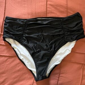 Black High-Waisted Bikini Bottoms